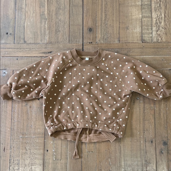 Rylee + cru star slouchy pullover sweatshirt 6-12 months - Picture 1 of 5